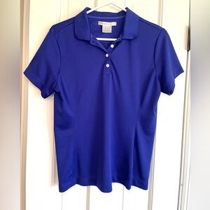 Nike Golf Women's Dark Purple Size Medium (8-10) Dri fit Polo